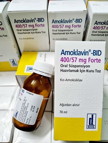 AMOKLAVIN BID 400/57 mg forte 70 ml 