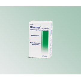 KLAMER 125 mg 70 ml hỗn dịch