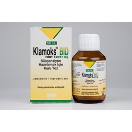 KLAMOKS BID FORT hỗn dịch 400/57 mg, 100ml