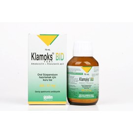 KLAMOKS BID FORT hỗn dịch 400/57 mg, 70ml