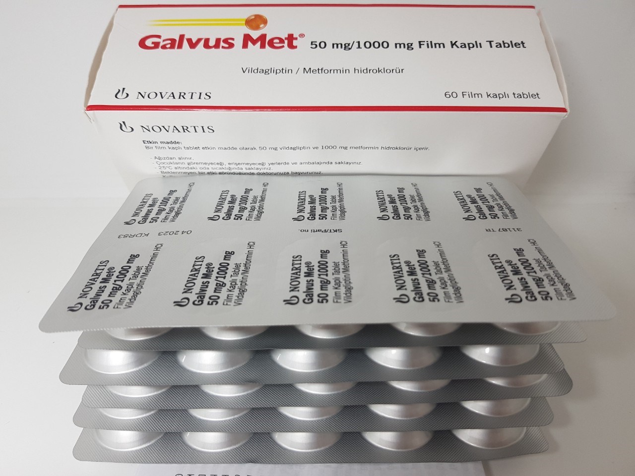 GALVUS MET 50/1000 MG 60 viên