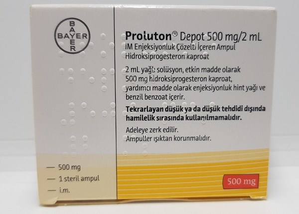 PROLUTON DEPOT 500 mg/2ml 